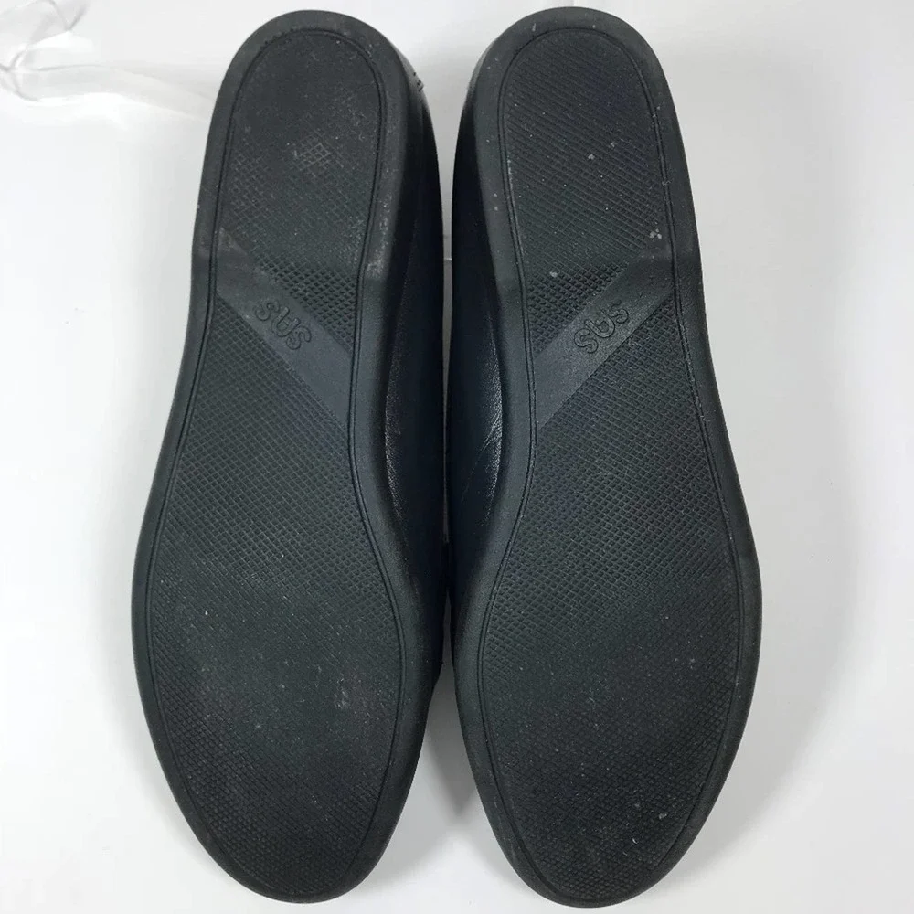 SAS Comfort Tassel Loafers Shoes Flats Moccasin Casual Slip On Navy 8.5 - Picture 7 of 8